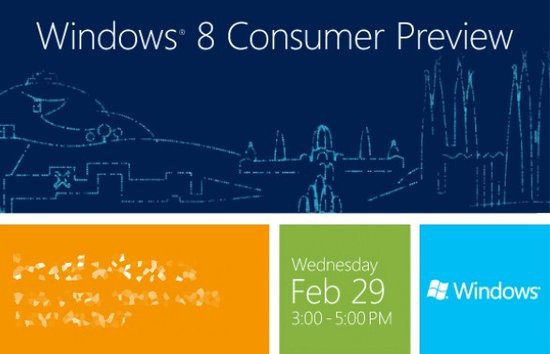 微軟擬2月29日發(fā)布Windows8消費(fèi)者預(yù)覽版(圖)