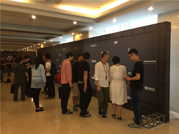 KCon西部黑客大會(huì)簽到墻