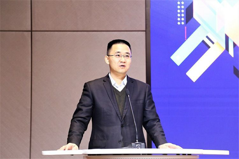 西安高新區(qū)創(chuàng)業(yè)園發(fā)展中心副主任何惠明致辭
