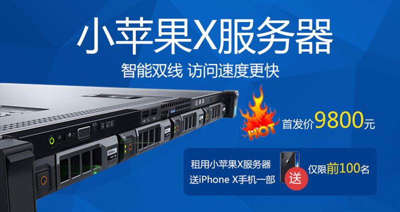 小蘋果X服務(wù)器——智能雙線服務(wù)器租用首發(fā)