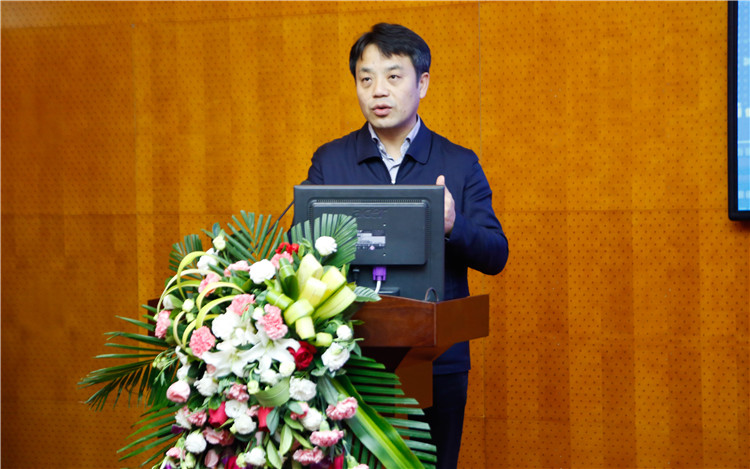 中數(shù)盟陜西工委成立大會西咸新區(qū)灃西新城管委會主任劉宇斌致辭